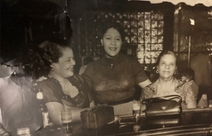 Pictured left Mary Jackson and far right Grandma Ella Jackson